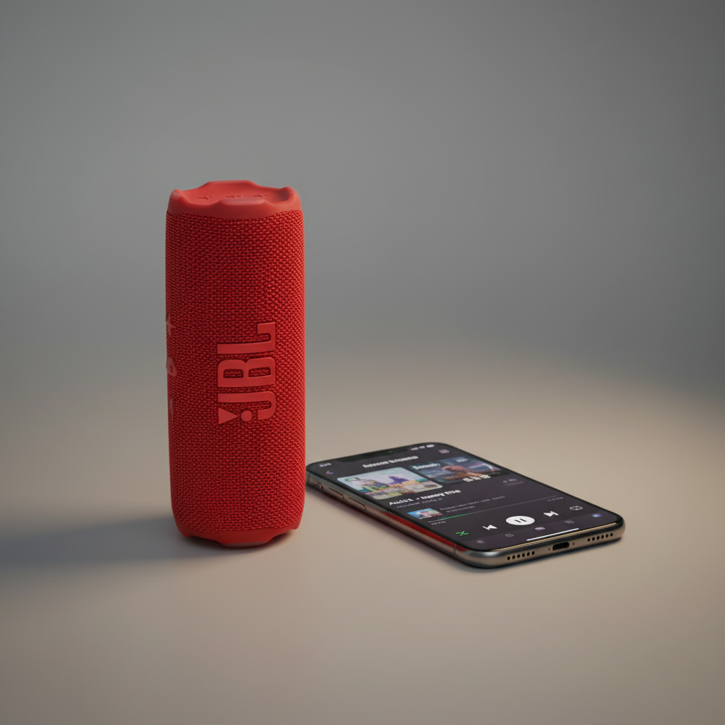 JBL Flip 7 Portable Waterproof and Drop-Proof Speaker | Red