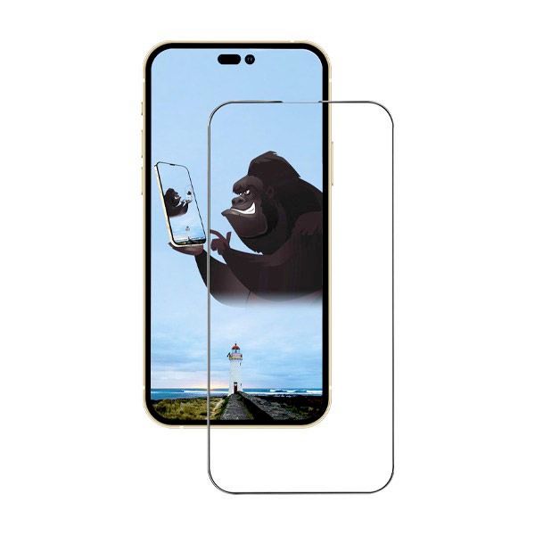 كڤر حماية شاشة 2.5D زجاجي لهاتف iPhone 14 Pro بتقنية كورنينج غوريلا من Anank