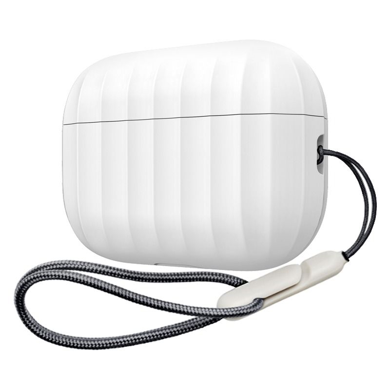 Asli Global Airpods Pro 2 Silicone Case with Anti Drop Protection | White