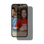 كڤر حماية شاشة 2.5D لهاتف iPhone 15 Pro مضاد للتجسس بحواف مقواة من Anank