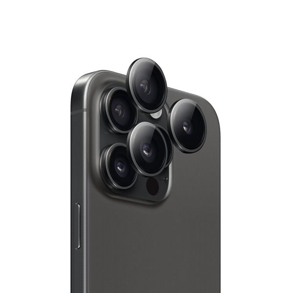 كڤر حماية AR كاميرا لهاتف iPhone 15 Pro / 15 Pro Max من ANANK | أسود