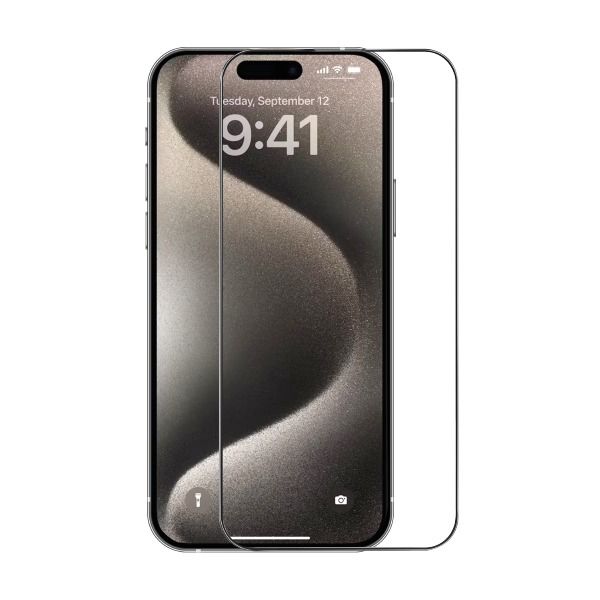 حماية شاشة من أسلي جلوبال لهاتفiPhone 15 Pro Max من السيراميك 9H شفاف