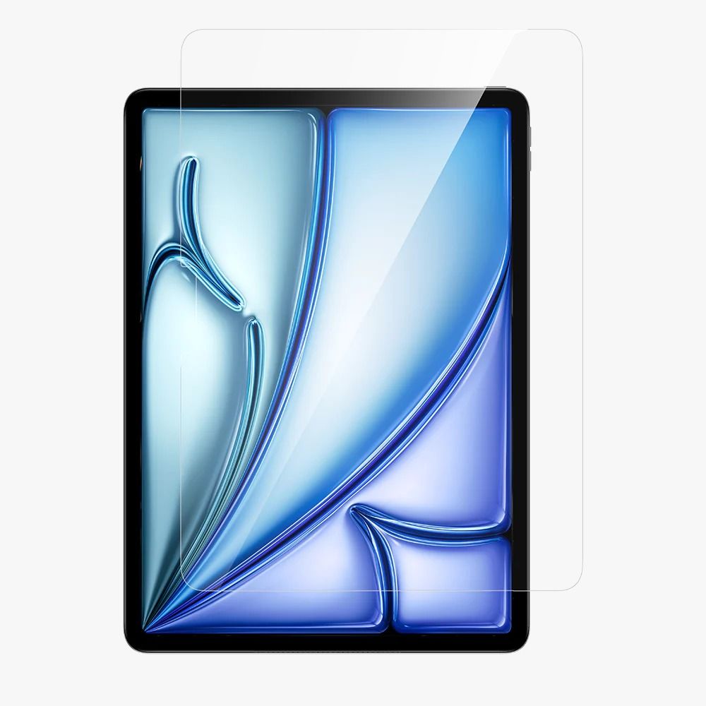 حماية شاشة زجاجي شفاف منحني من ANANK لجهاز iPad Air 11 بوصة (موديل 2024)