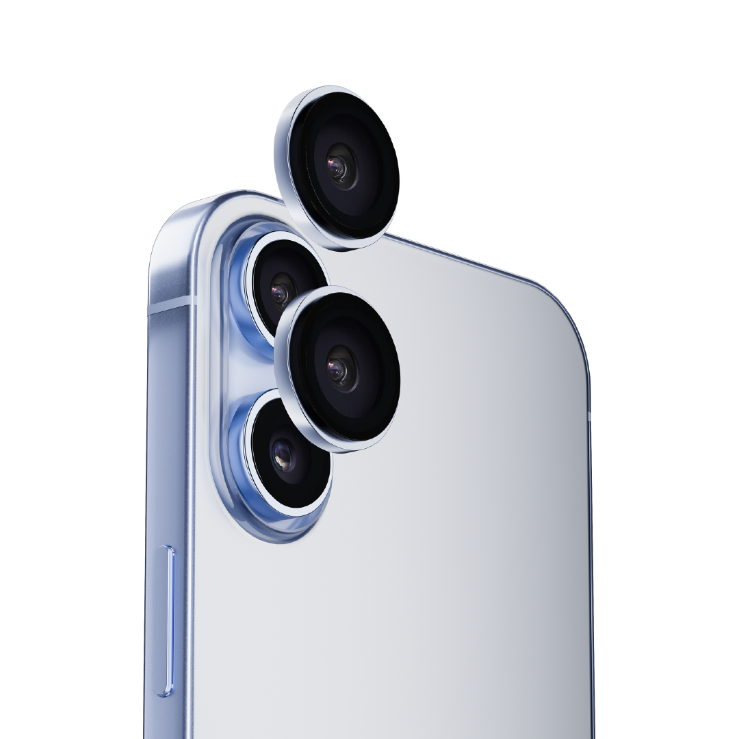Anank 10X Reinforced 99% AR Lens Guard for iPhone 17 | Light Blue