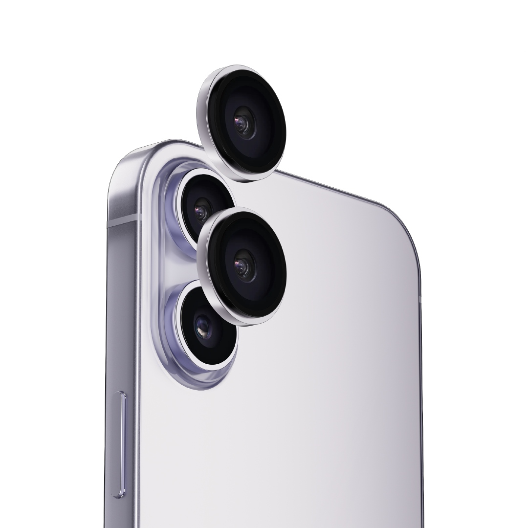 Anank 10X Reinforced 99% AR Lens Guard for iPhone 17 | Light Purple
