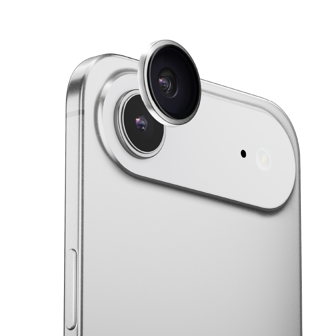 حماية كاميرا Anank 10X مقوى بوضوح 99% AR لهاتف iPhone Air | فضي