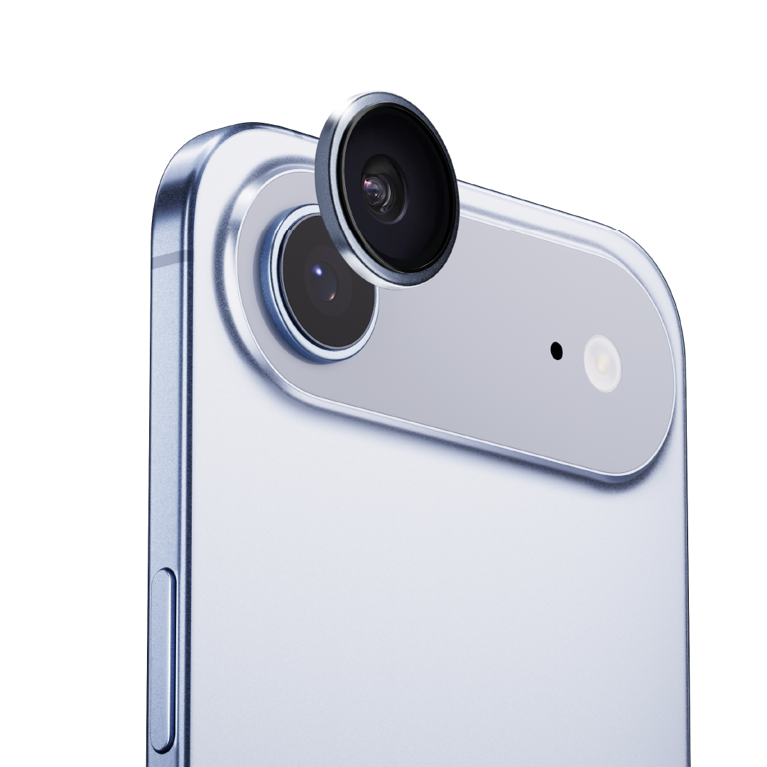 حماية كاميرا Anank 10X مقوى بوضوح 99% AR لهاتف iPhone Air | أزرق فاتح