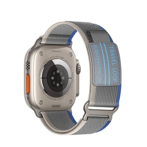 Trail Loop سوار من أسلي جلوبال  للساعات الذكية مقاس 45/49 ملم | رمادي فاتح أزرق فاتح