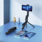 90 Percent Shotiva Series – Foldable Bluetooth Selfie Stick with Tripod | Black