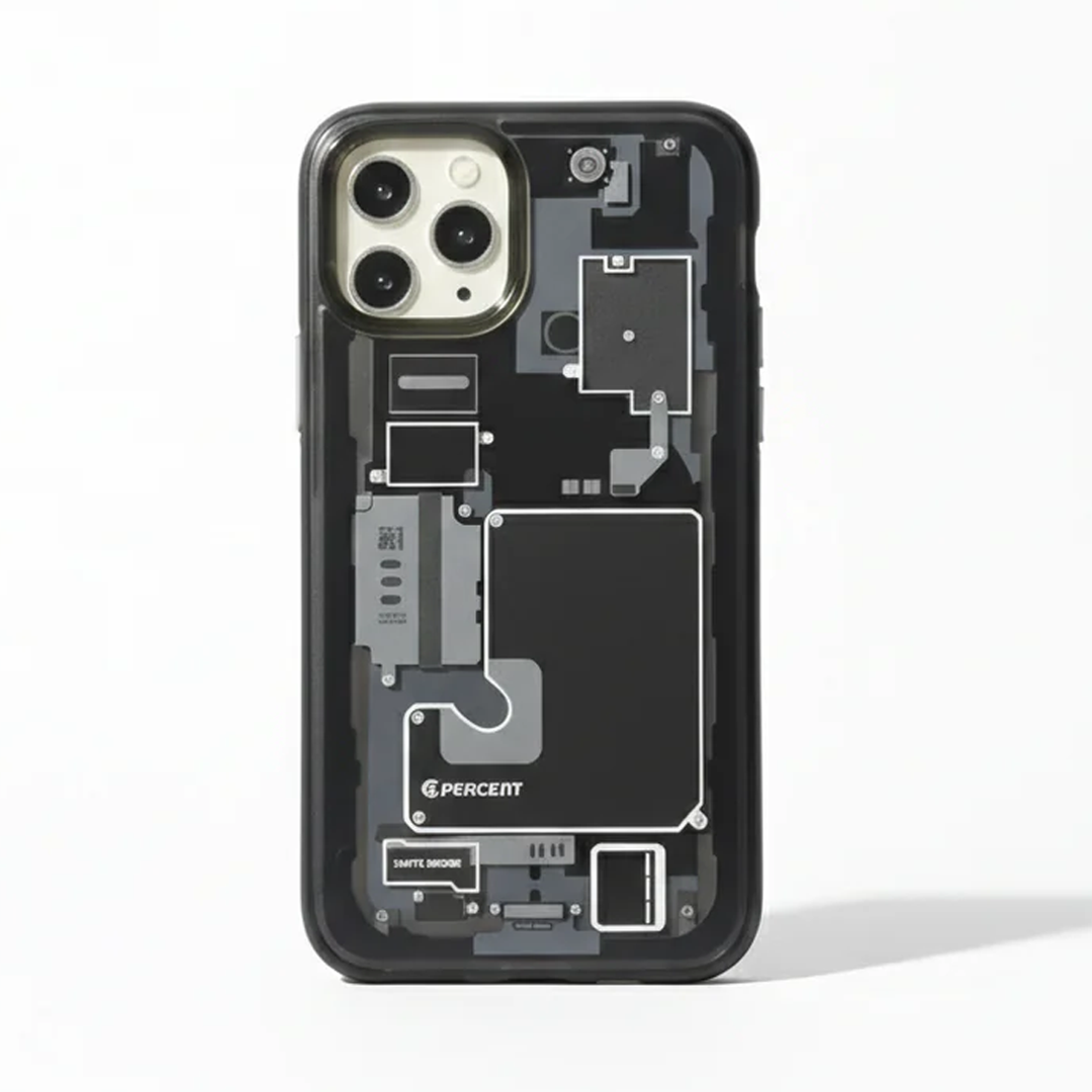 كڤر حماية 90 Percent Ultra Hybrid Zero One MagSafe لهاتف iPhone 11 Pro Max | أسود