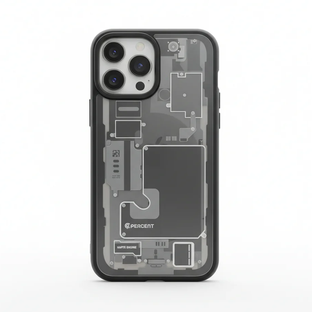 كڤر حماية 90 Percent Ultra Hybrid Zero One MagSafe لهاتف iPhone 13 Pro Max | أسود