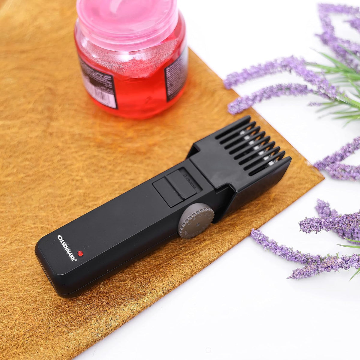 Olsenmark Rechargeable Hair Trimmer with Adjustable Comb