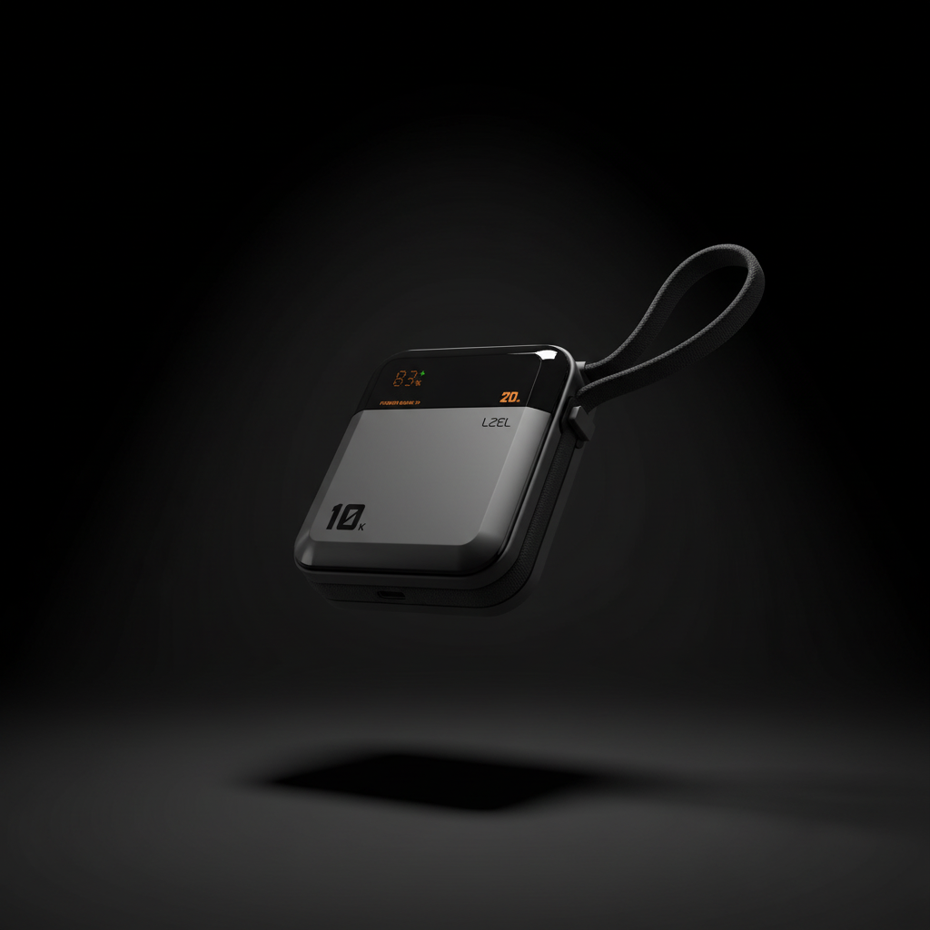 LZEL ZenoFlex Charge+ Mini 10000mAh PD Power Bank | Gray