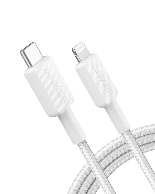 كيبل أنكر 322 من نوع USB-C إلى Lightning مضفر بطول 6 قدم