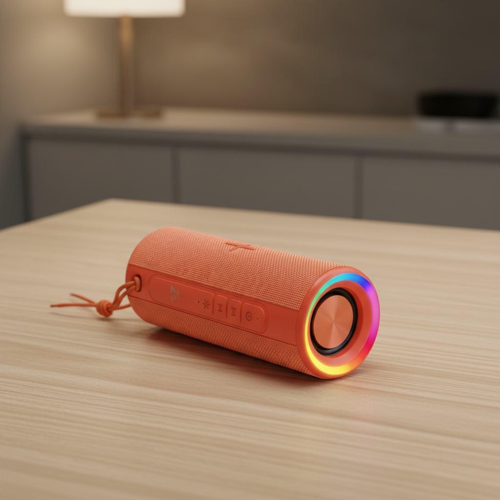 Asli Global Soundwave Pro True Wireless Speaker | Vitality Orange