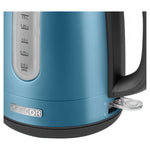 Sencor 1.7L Stainless Steel Electric Kettle with Lid Safety Lock | Blue