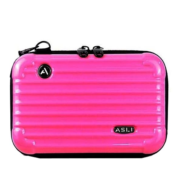 Asli Global Hard Shell Amenity Case Travel Bag |Pink