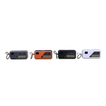 LZEL NanoFlux Charger Mini – 5,000mAh PD Type-C Power Bank with Built-in Lightning Cable | White