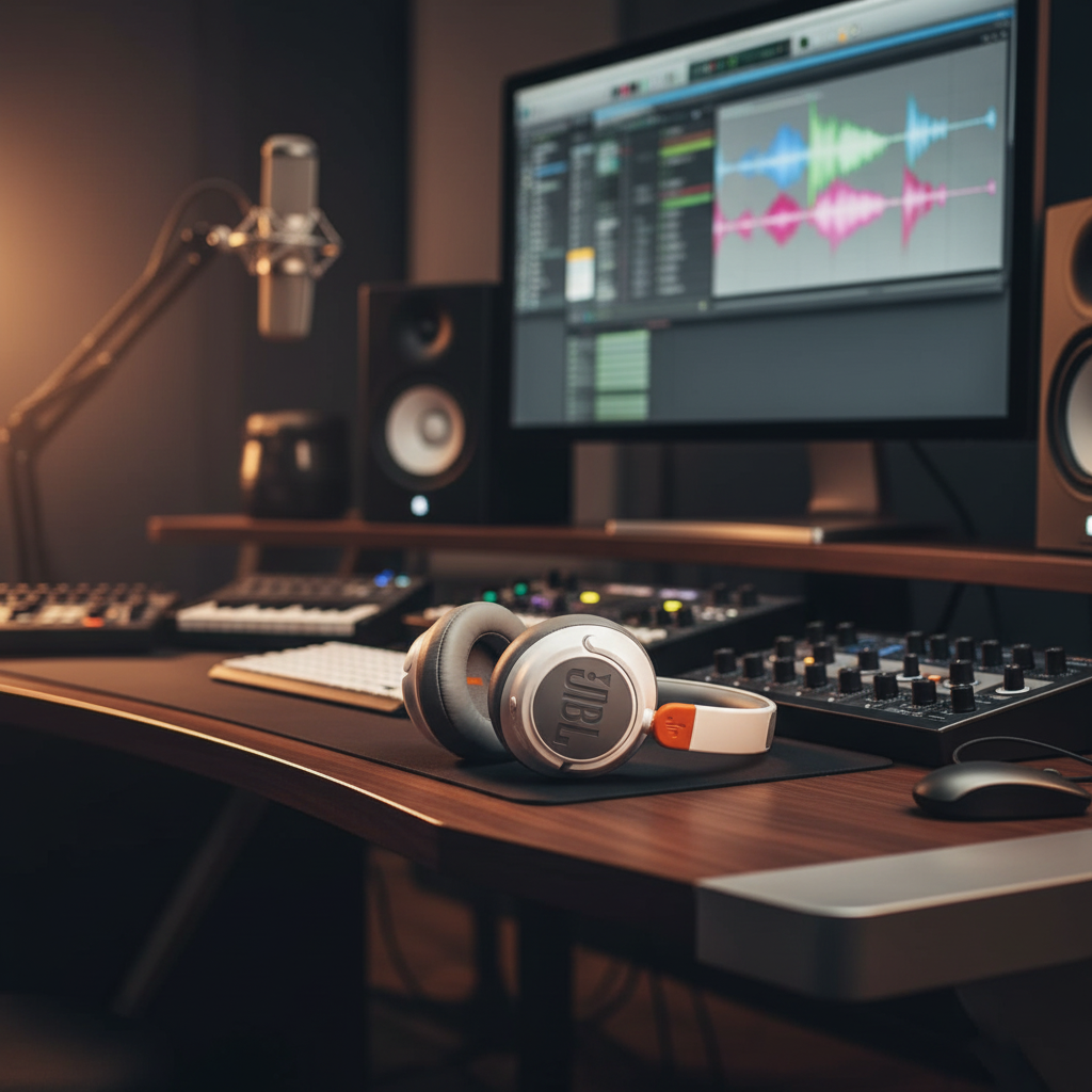 JBL JR460 Bluetooth Headphone With Active Noise Cancelling | White