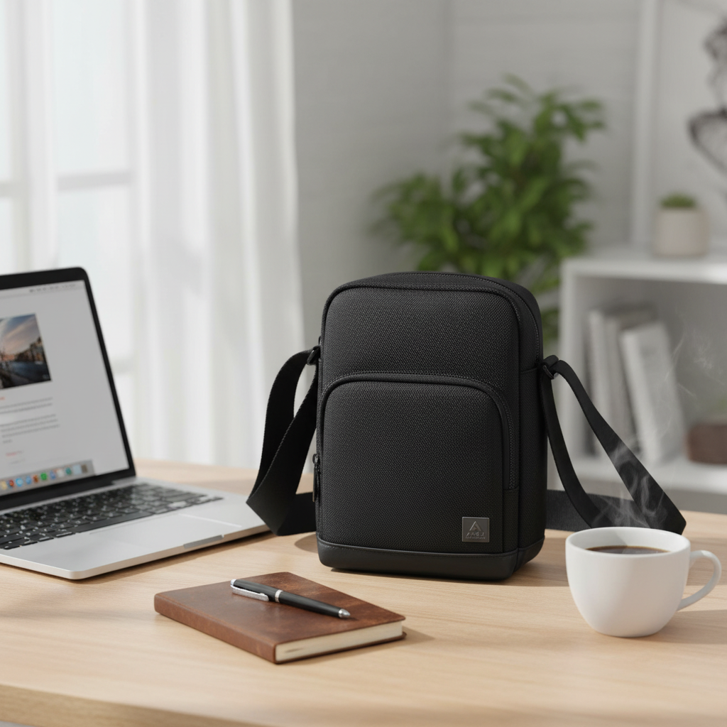 Asli Global Hali Crossbody Travel Bag | Black