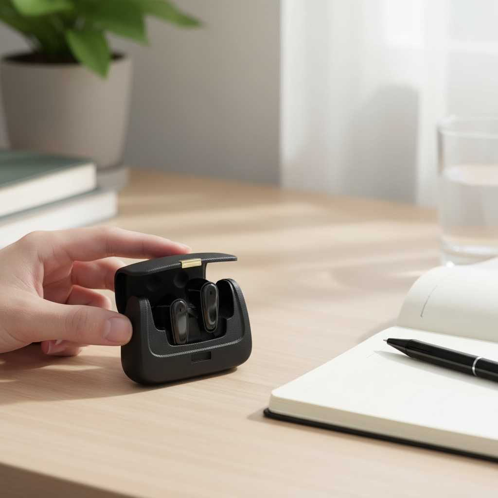 Asli Global Audiobag Echo Unique Handbag Styling TWS Bluetooth Earbuds | Black