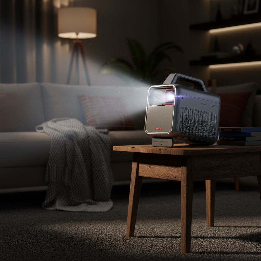 Nebula Mars 3 1000 ANSI Lumen Outdoor Projector, 1080p, Android TV 11, 40W Dolby Audio, 5H Battery | Black