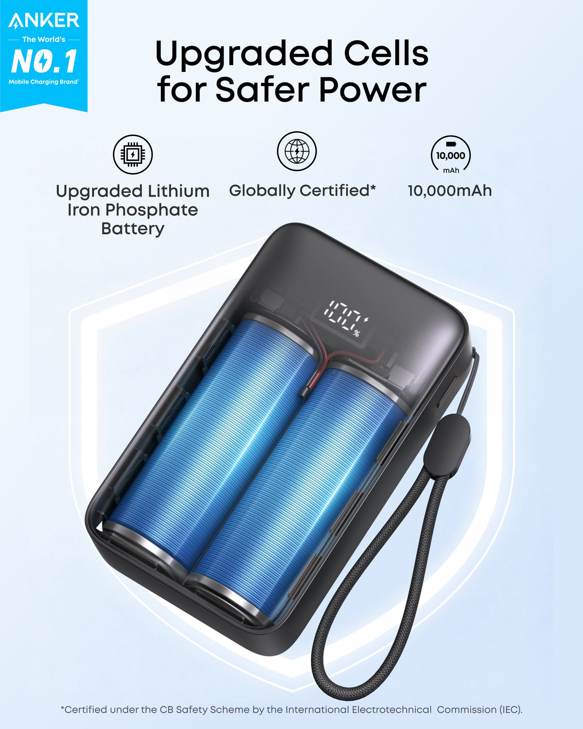Anker Zolo 10,000mAh 30W Power Bank | Black