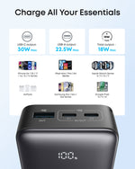 Anker Zolo 10,000mAh 30W Power Bank | Black