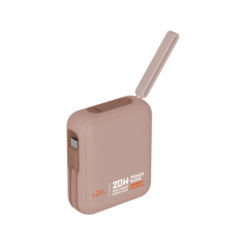 بطارية متنقلة ZenoFlex Charge Mini من ليزل بسعة 10000 مللي أمبير بتقنية الشحن السريع PD 