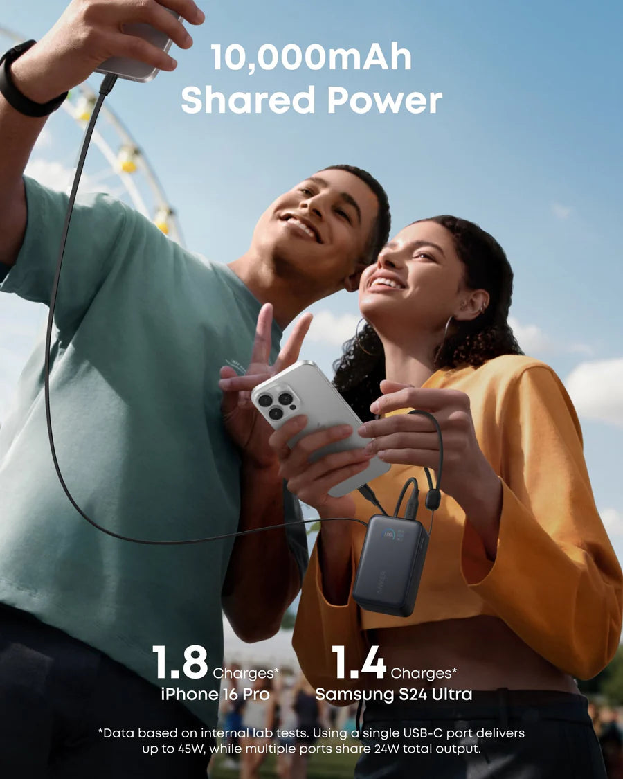 Anker Power Bank Nano 10,000mAh, 45W | Black