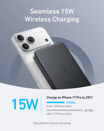 Anker MagGo Power Bank 10,000mAh, Slim | Black