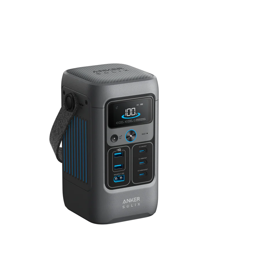 Anker SOLIX C200 DC Portable Power Station - 192Wh | 200W | Dark Gray