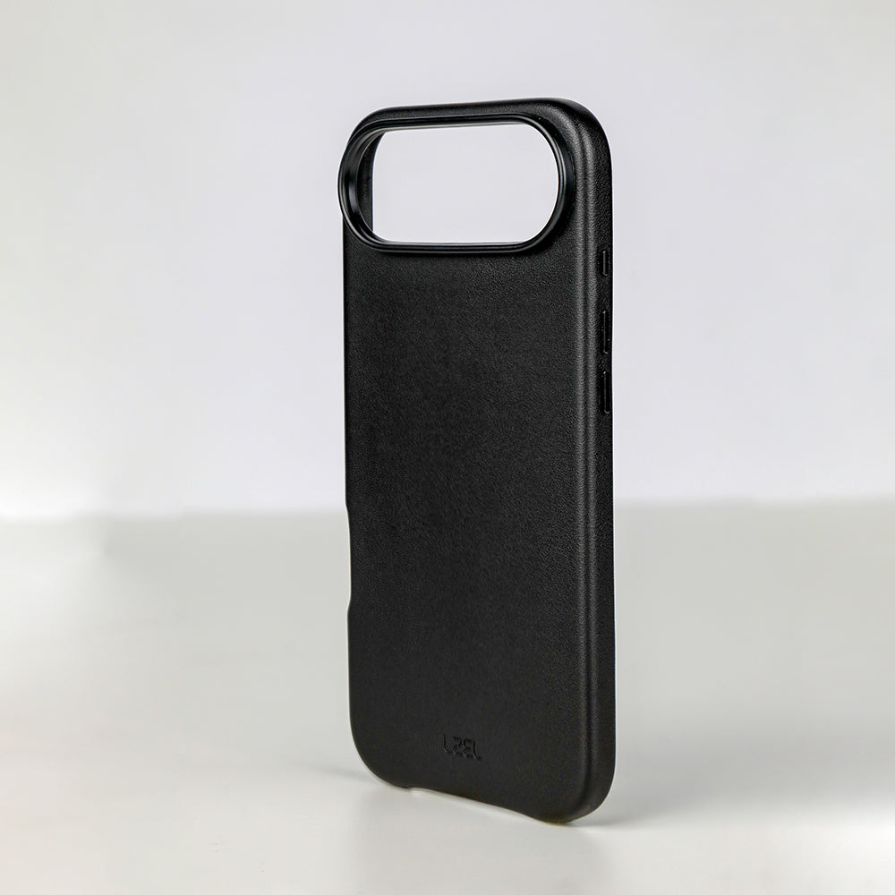 LZEL MagOrbio Leather Case for iPhone Air | Black