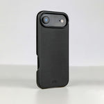 LZEL MagOrbio Leather Case for iPhone Air | Black