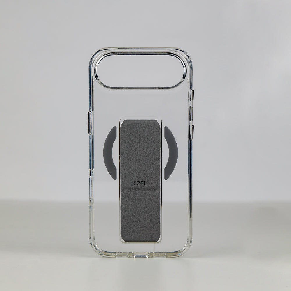 كڤر LZEL MagClear LeatherGrip لهاتف iPhone Air 