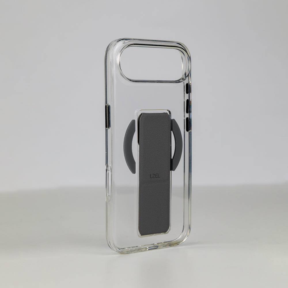 كڤر LZEL MagClear LeatherGrip لهاتف iPhone Air 