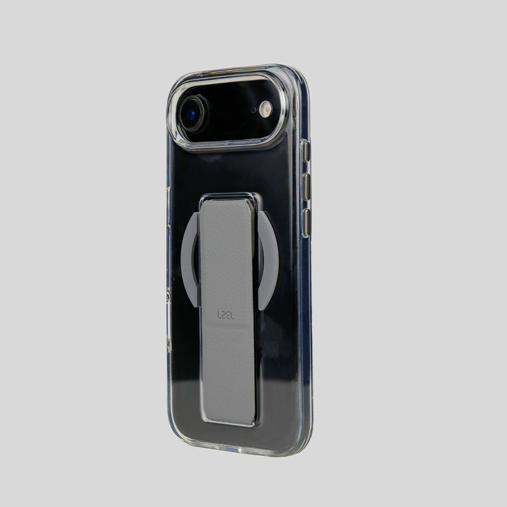 كڤر LZEL MagClear LeatherGrip لهاتف iPhone Air 