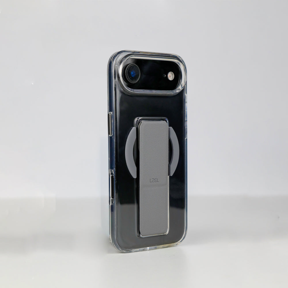 كڤر LZEL MagClear LeatherGrip لهاتف iPhone Air 