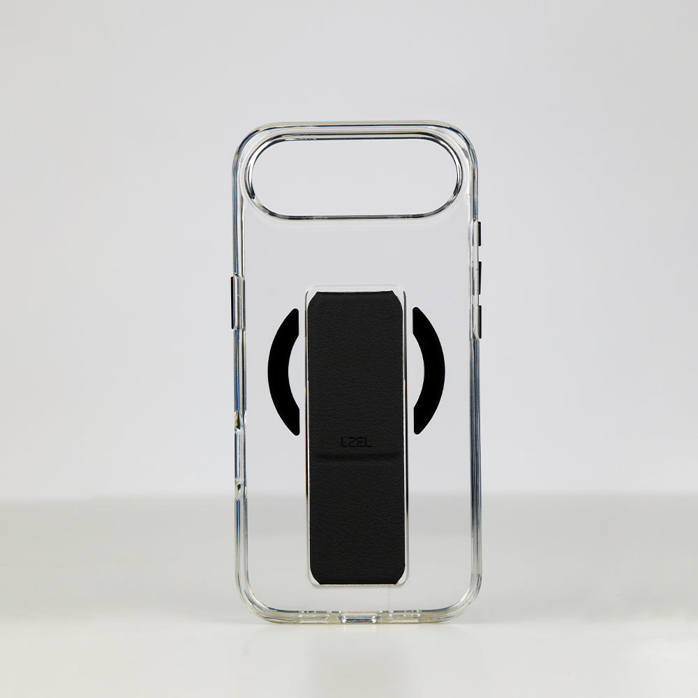 كڤر LZEL MagClear LeatherGrip لهاتف iPhone Air 