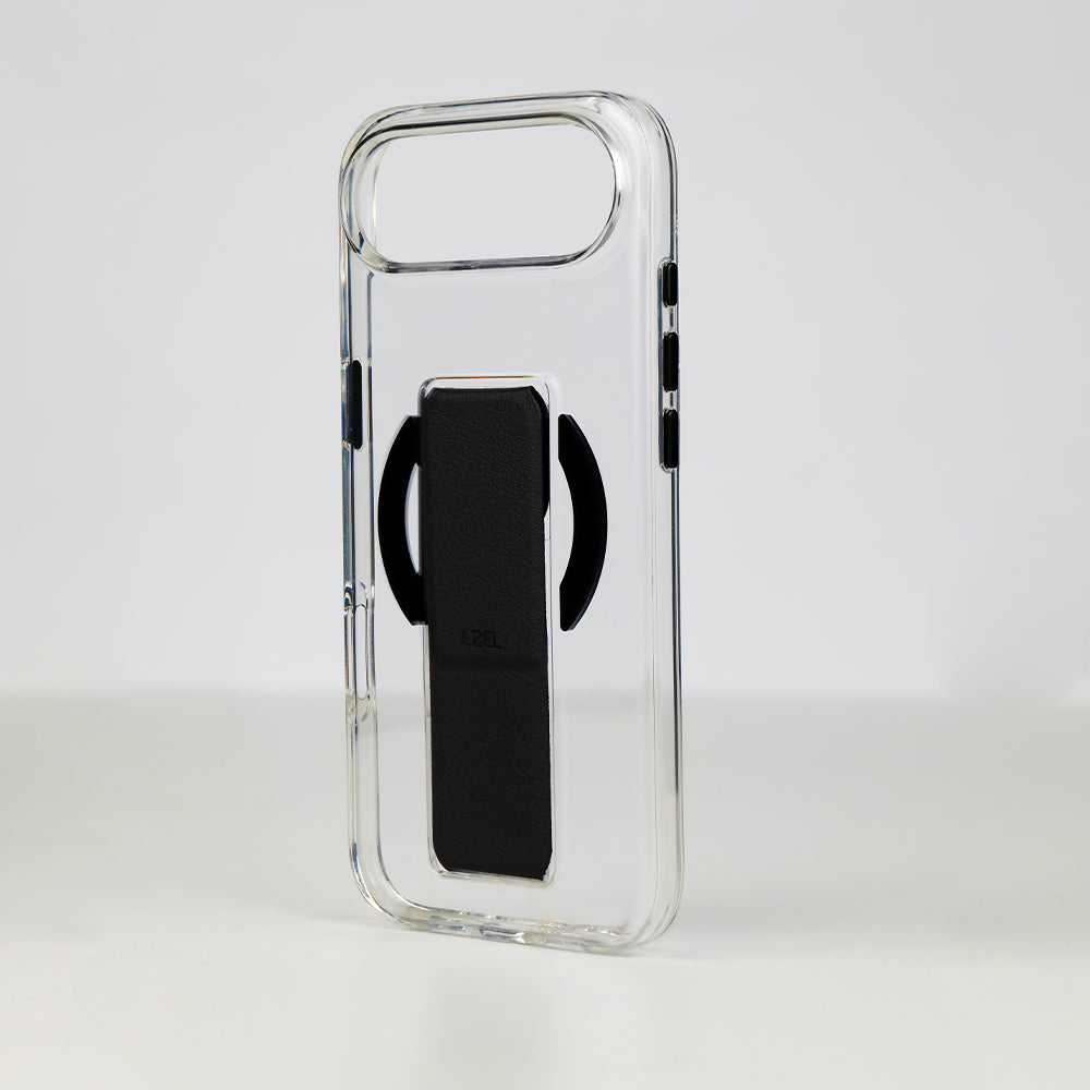 كڤر LZEL MagClear LeatherGrip لهاتف iPhone Air 