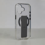 كڤر LZEL MagClear LeatherGrip لهاتف iPhone 17