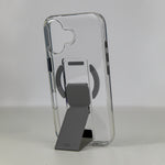 كڤر LZEL MagClear LeatherGrip لهاتف iPhone 17