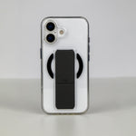 كڤر LZEL MagClear LeatherGrip لهاتف iPhone 17