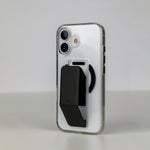 كڤر LZEL MagClear LeatherGrip لهاتف iPhone 17