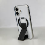 كڤر LZEL MagClear LeatherGrip لهاتف iPhone 17