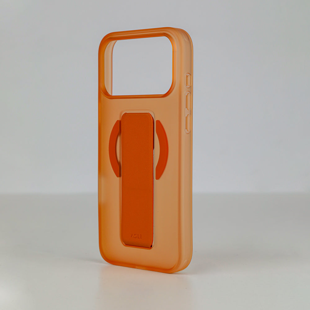 Asli Global MagTrox Gravitas MagSafe Leather Grip Case for iPhone 17 Pro