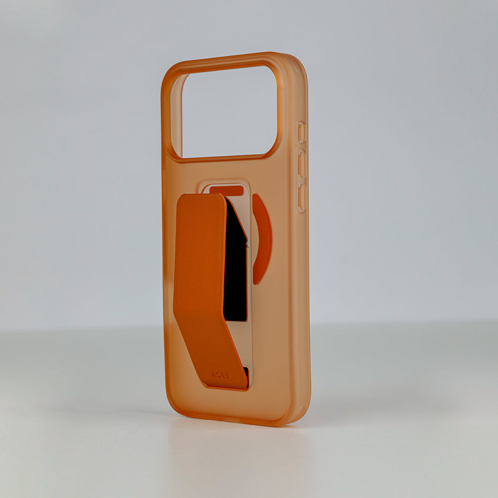 Asli Global MagTrox Gravitas MagSafe Leather Grip Case for iPhone 17 Pro