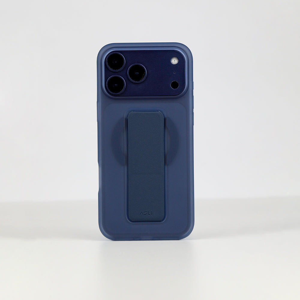 Asli Global MagTrox Gravitas MagSafe Leather Grip Case for iPhone 17 Pro