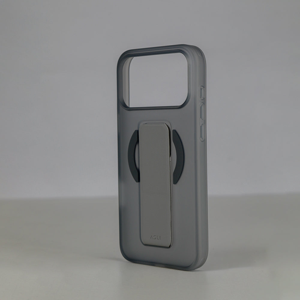 Asli Global MagTrox Gravitas MagSafe Leather Grip Case for iPhone 17 Pro