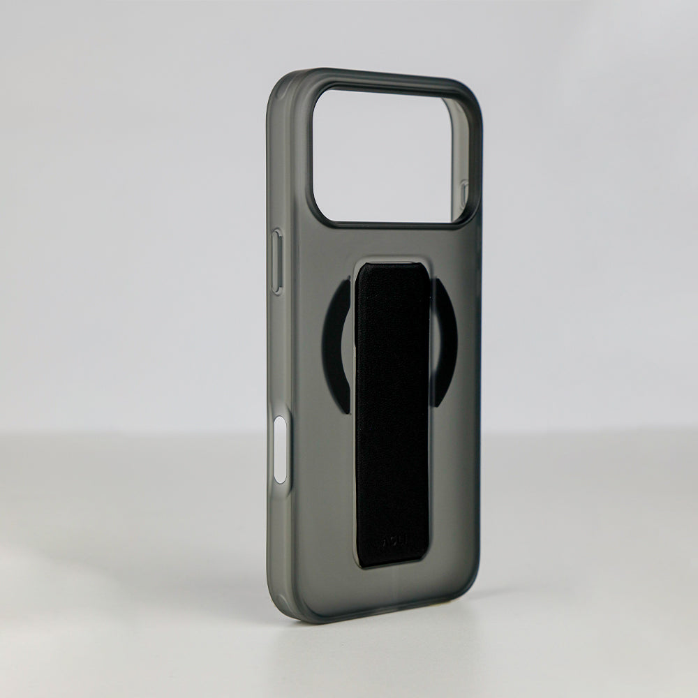 Asli Global MagTrox Gravitas MagSafe Leather Grip Case for iPhone 17 Pro